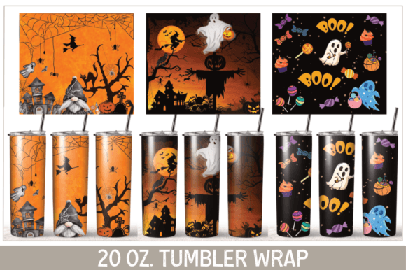 Halloween Sublimation Tumbler Wrap