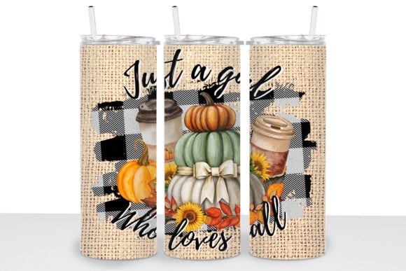 Just a Girl Who Loves Fall 20oz Tumbler