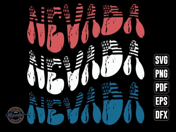 Nevada State Vintage SVG Sublimation