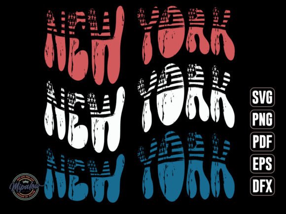 New York State Vintage SVG Sublimation
