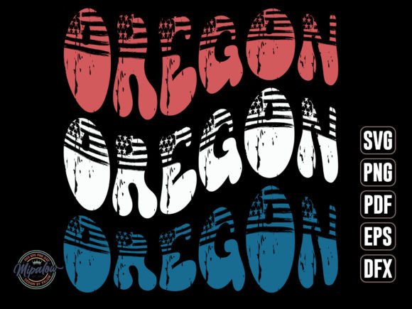 Oregon State Vintage SVG Sublimation