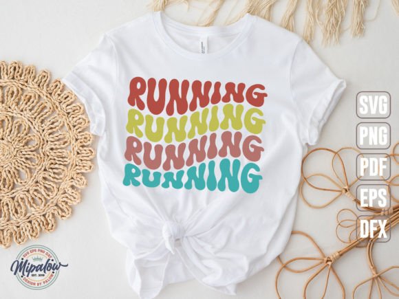Running SVG, Wavy Text