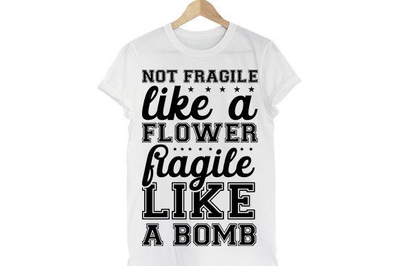 Strong Woman SVG Design: Not Fragile