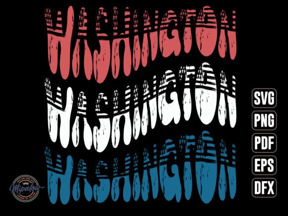 Washington State Vintage SVG Sublimation